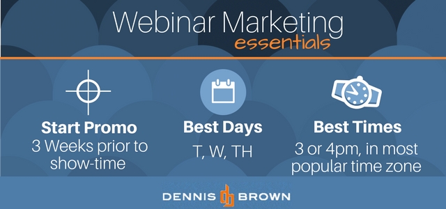 B2B Webinar Marketing Tips - Best Days and Times for Webinars